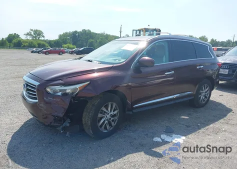 2013 Infiniti Jx35 из США, поврежденный, VIN 5N1AL0MM8DC339677